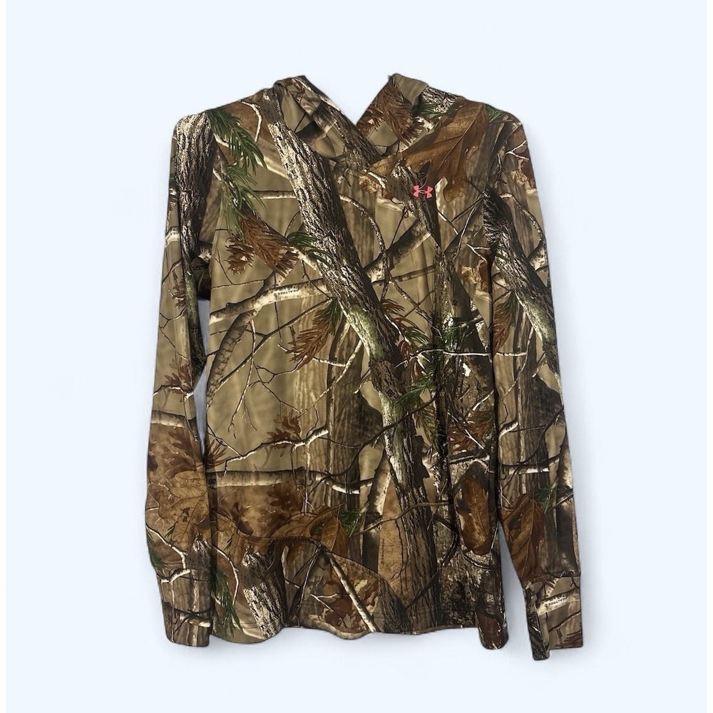 Under Armour Women's Fitted Cold‎ Gear Long Sleeve Hunting Hoodie M